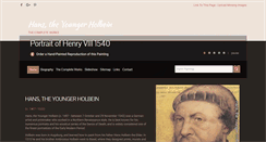 Desktop Screenshot of hans-holbein.org