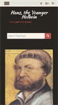 Mobile Screenshot of hans-holbein.org